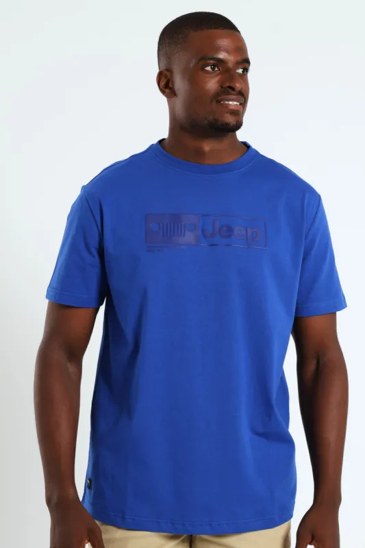 Letter Graphics Tee - Blue sold by Edgars 