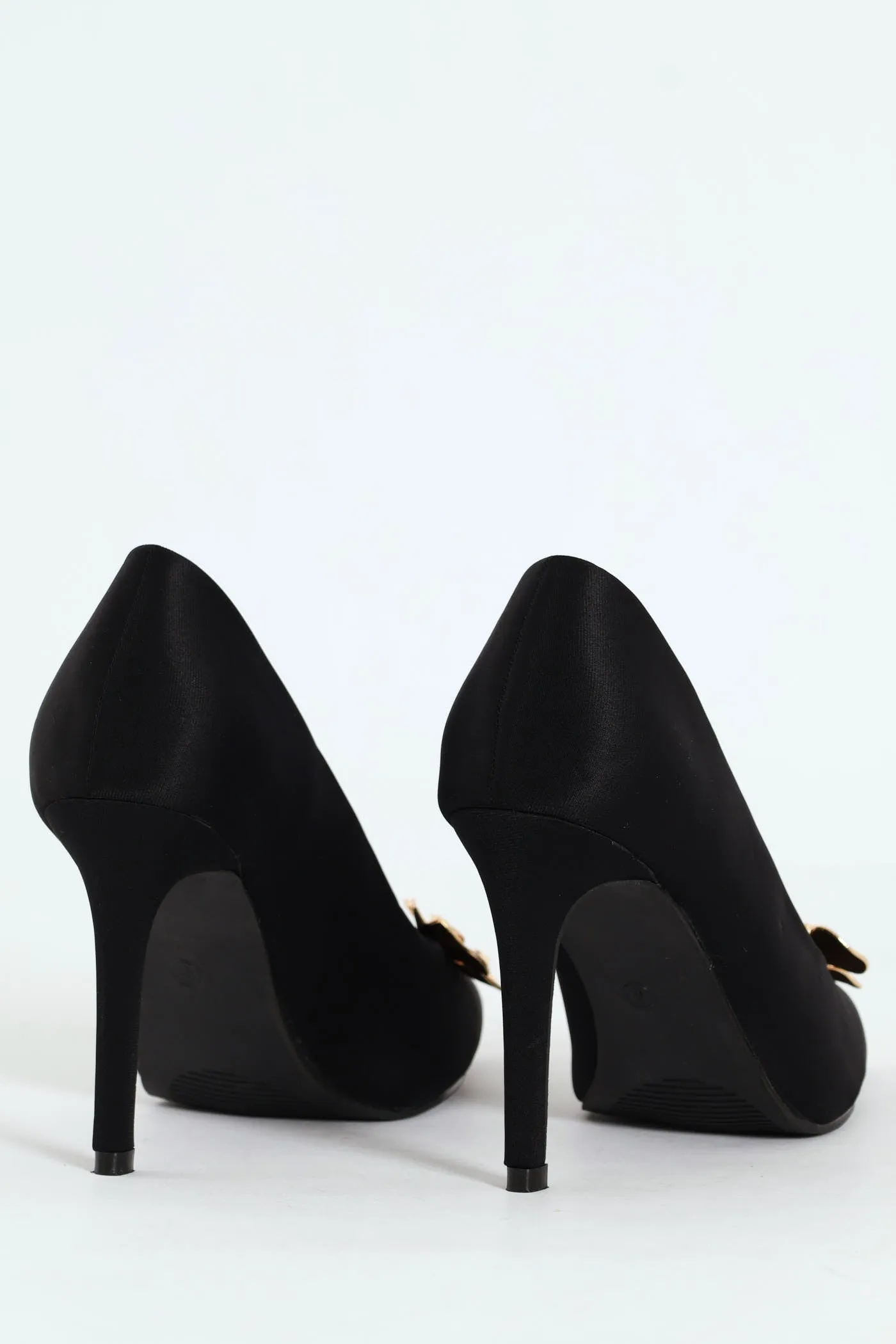 Jewelled Trimmed Court Heel - Black sold by Edgars product image thumbnail 3