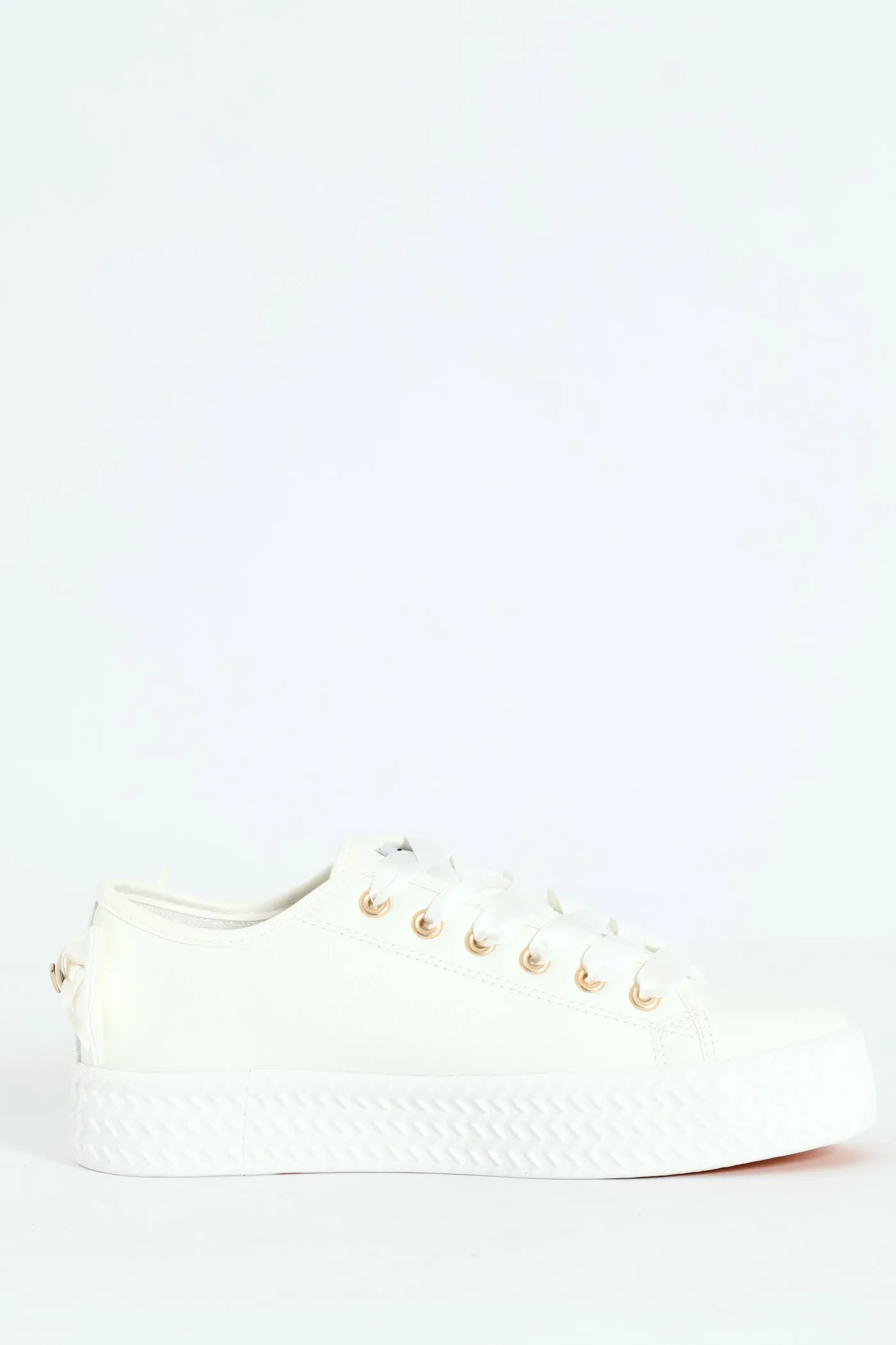 Miah Platform Lace Up Sneaker - White sold by Edgars product image thumbnail 3