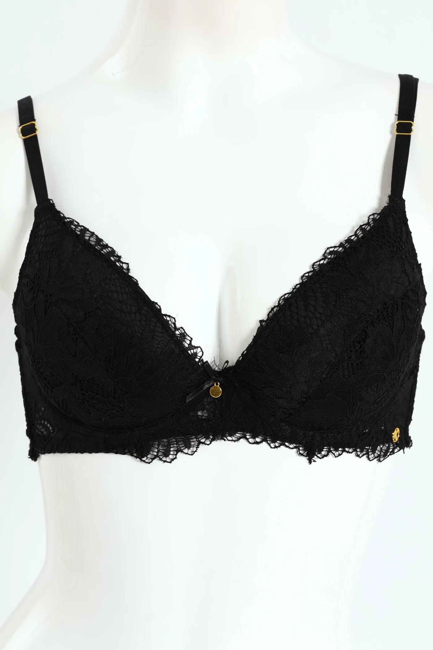 Single Galloon Lace T-Shirt Bra - Black sold by Edgars