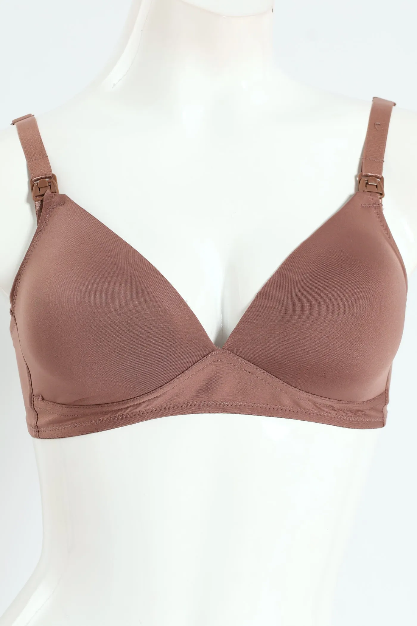 2 Pack Moulded Nursing Bra - Mocha/Black sold by Edgars