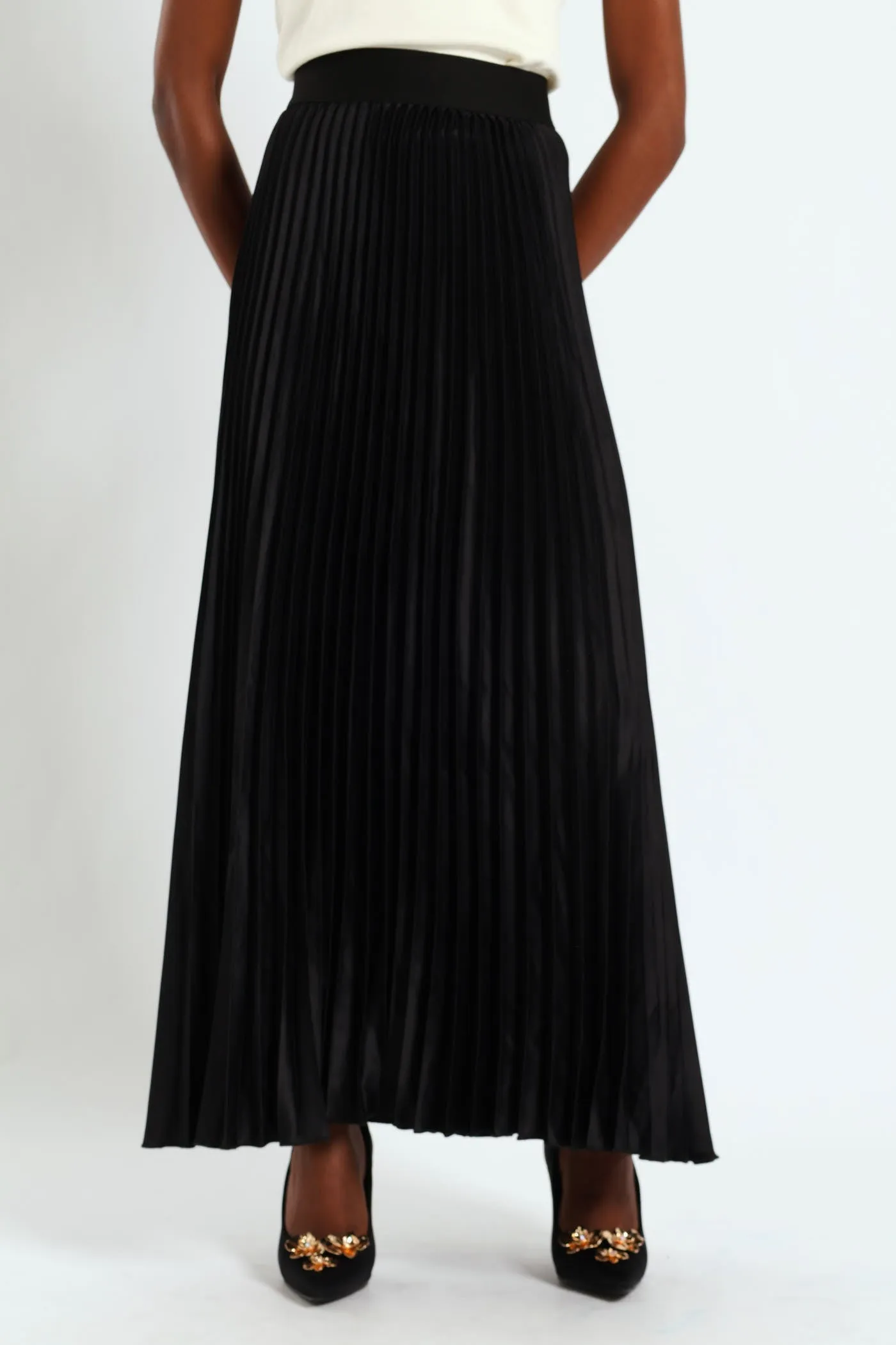 Pleated Skirt - Black sold by Edgars