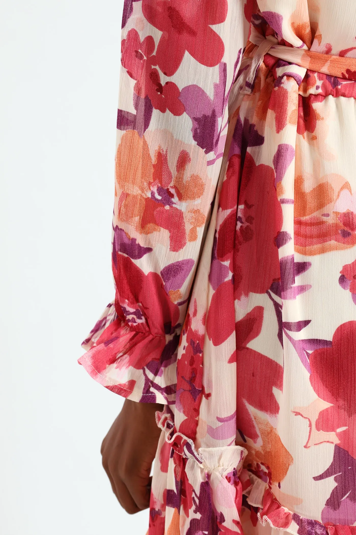 Button Through Frill Hem Tea Dress - Cream sold by Edgars product image thumbnail 4