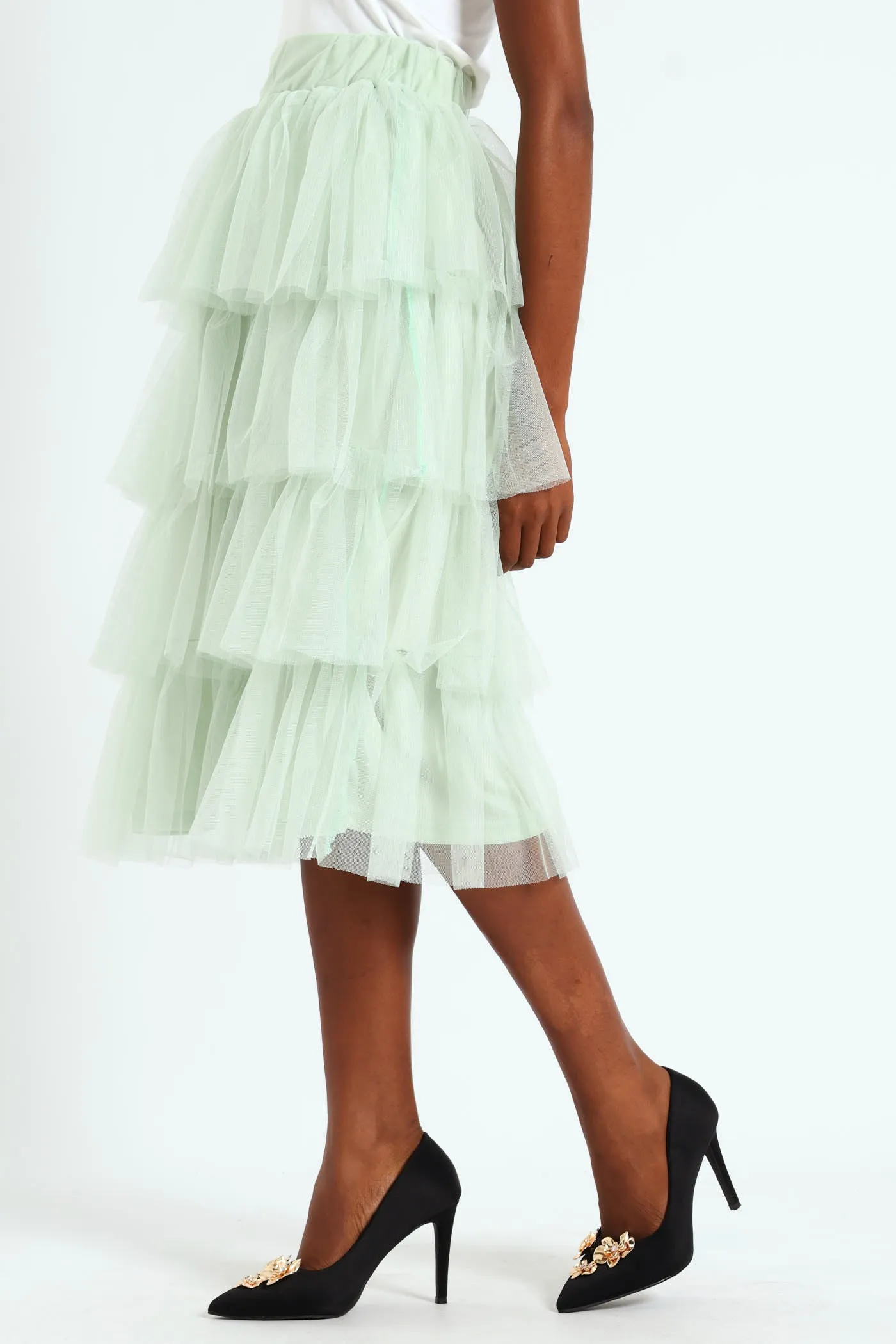 Rara Tiered Midi Skirt - Mint sold by Edgars product image thumbnail 2