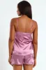 Lace Trim Cami & Short Set - Purple sold by Edgars