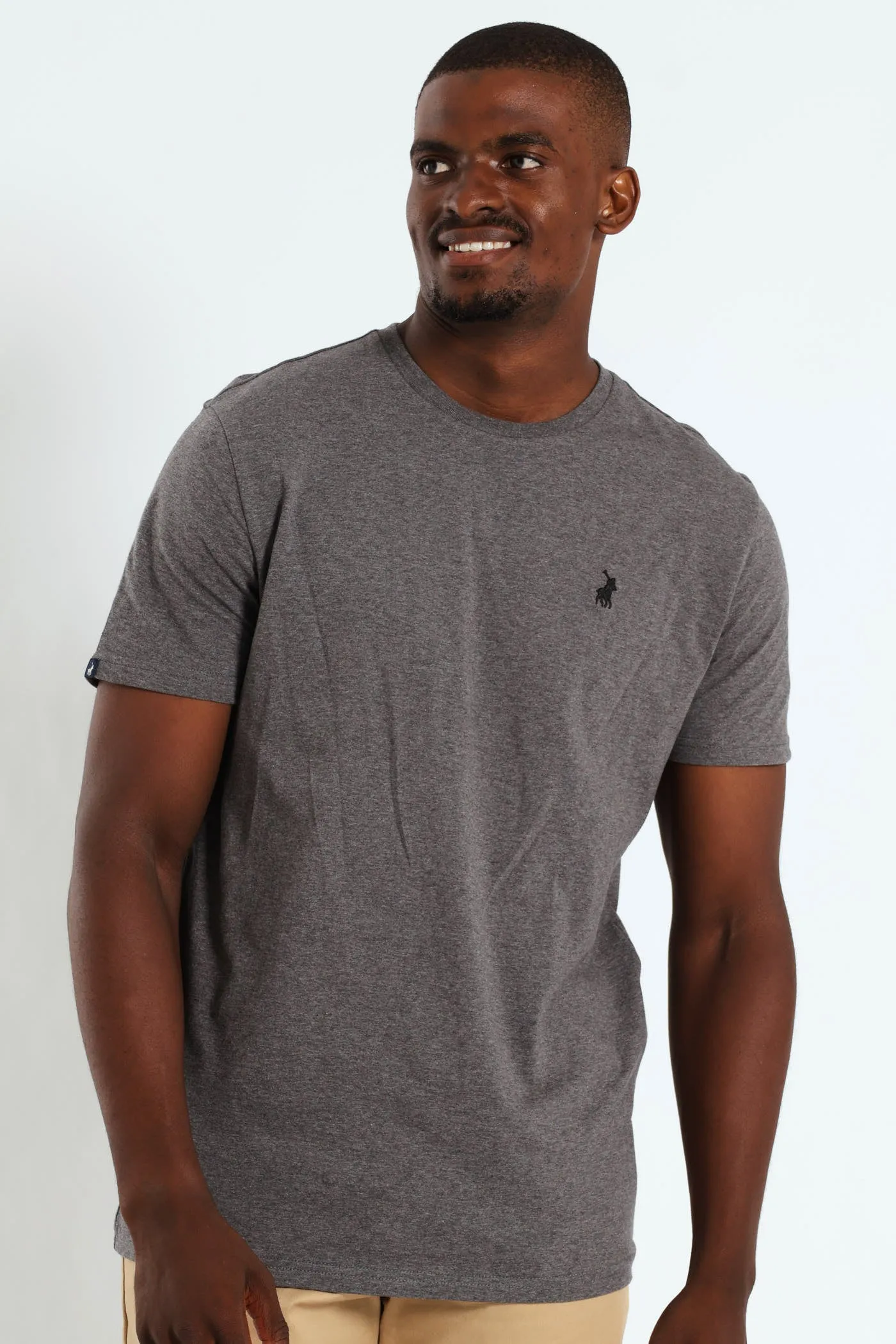 Lucus Tee - Charcoal Melange sold by Edgars