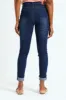 Turn Up Skinny Jean - Dark Wash Ink sold by Edgars