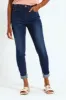Turn Up Skinny Jean - Dark Wash Ink sold by Edgars