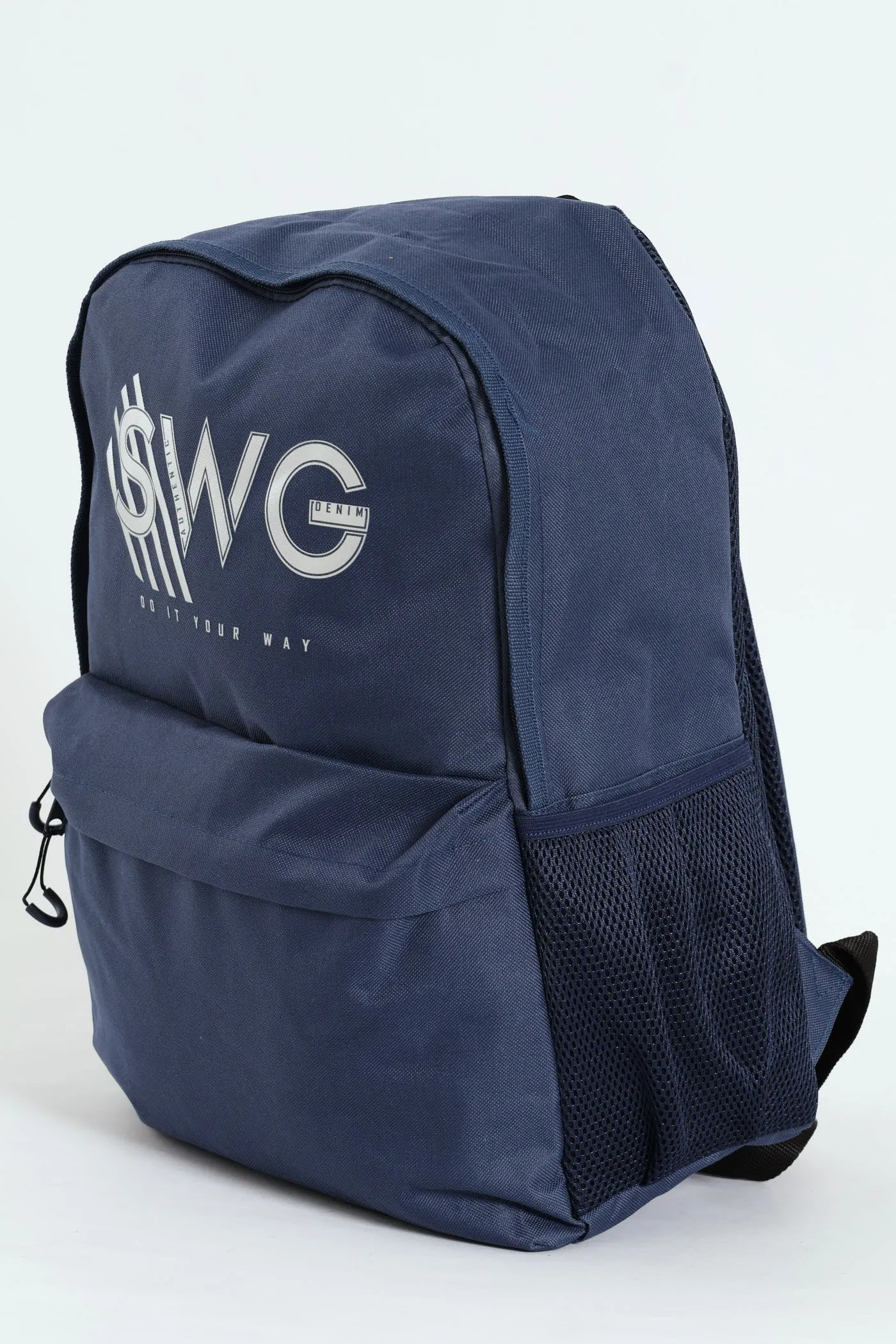 Foil Print Backpack - Navy sold by Edgars product image thumbnail 3