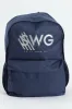 Foil Print Backpack - Navy sold by Edgars