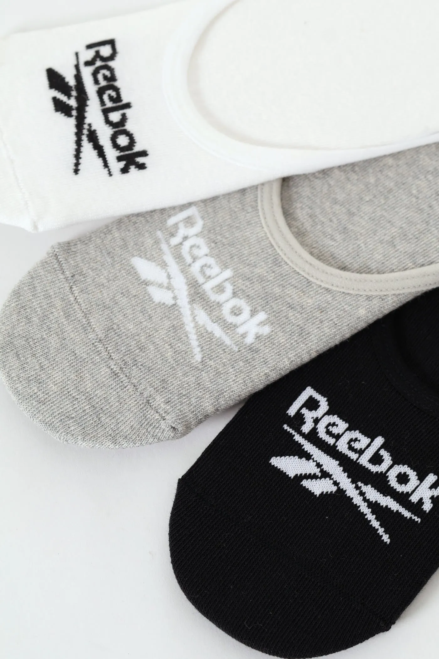 3 Pack Sport No Show Socks - White/Black/Grey sold by Edgars product image thumbnail 2