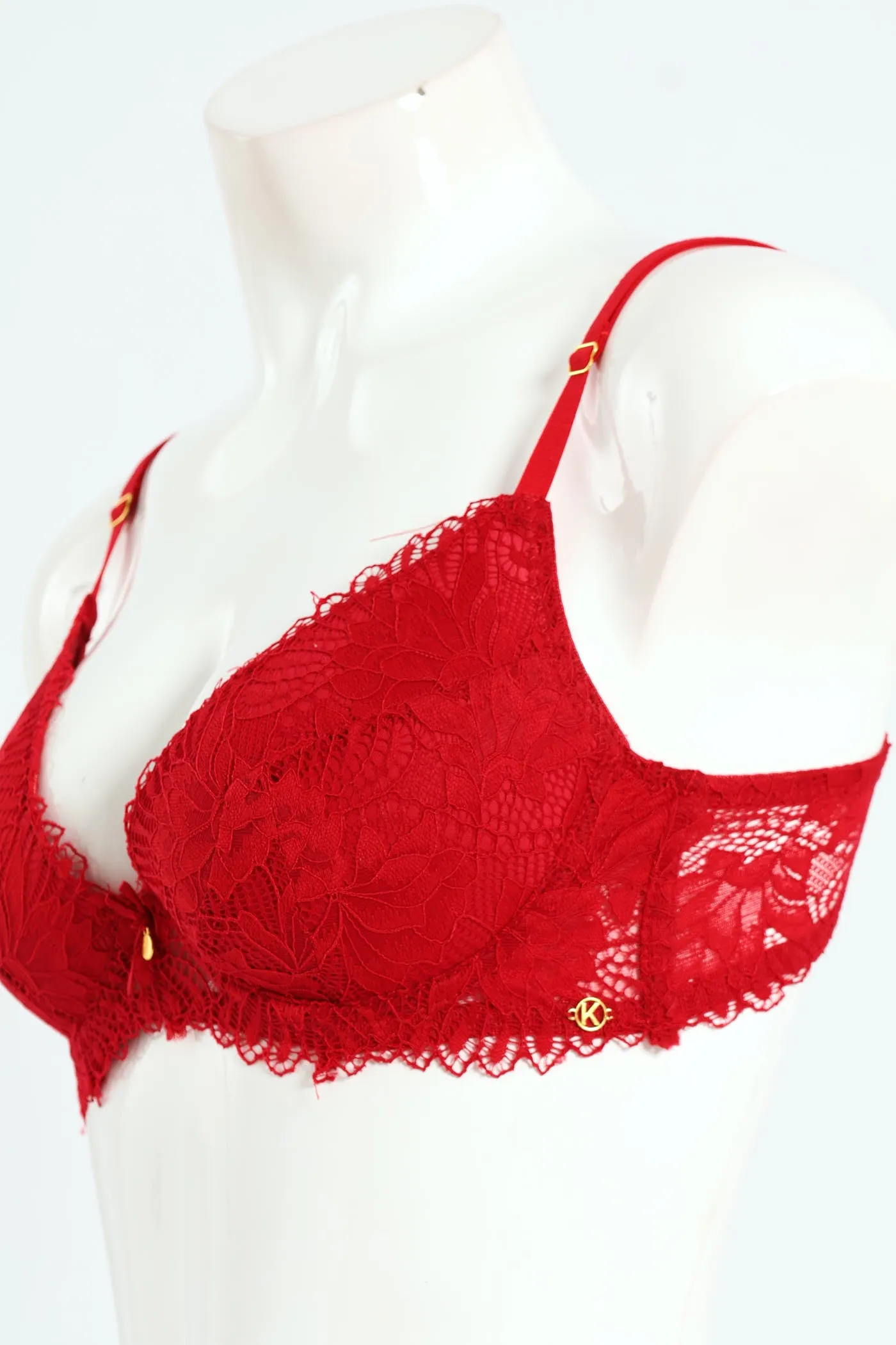 Single Galloon Lace T-Shirt Bra - Red sold by Edgars product image thumbnail 3