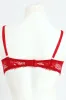 Single Galloon Lace T-Shirt Bra - Red sold by Edgars