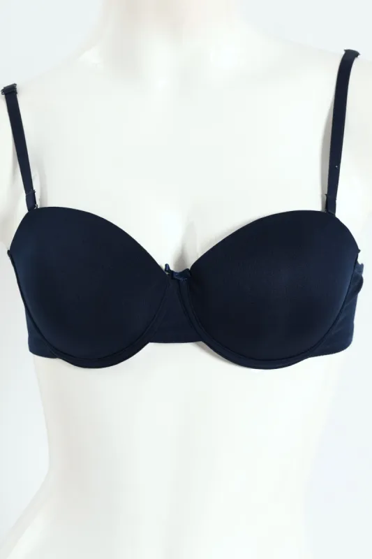 2 Pack Multiway Bra - Black/Navy sold by Edgars