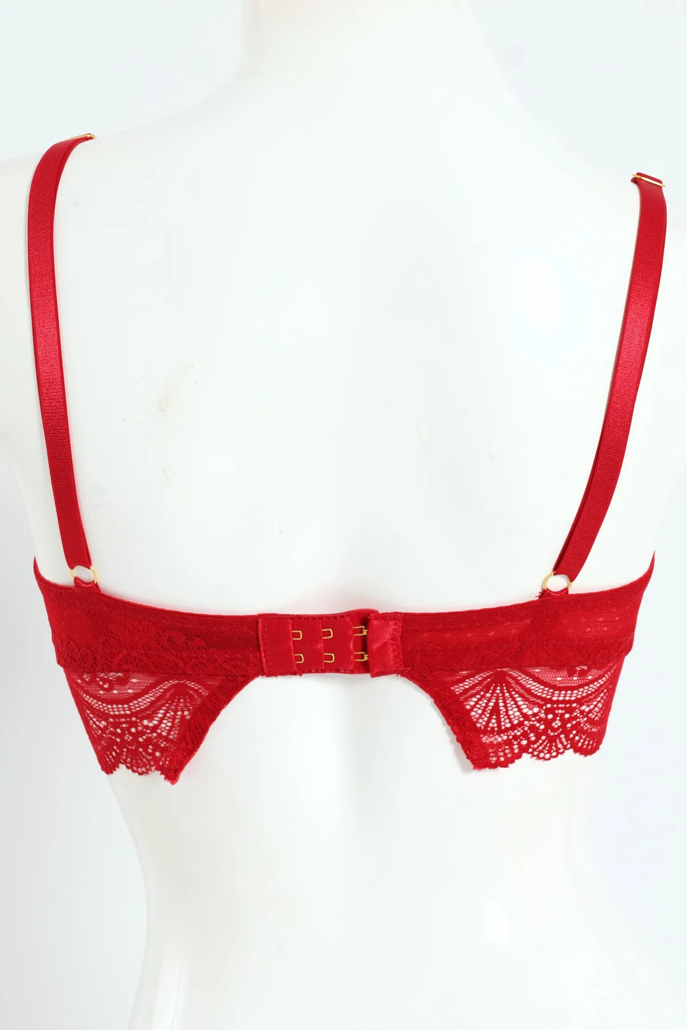 Lace Balconette Bra - Red sold by Edgars product image thumbnail 2