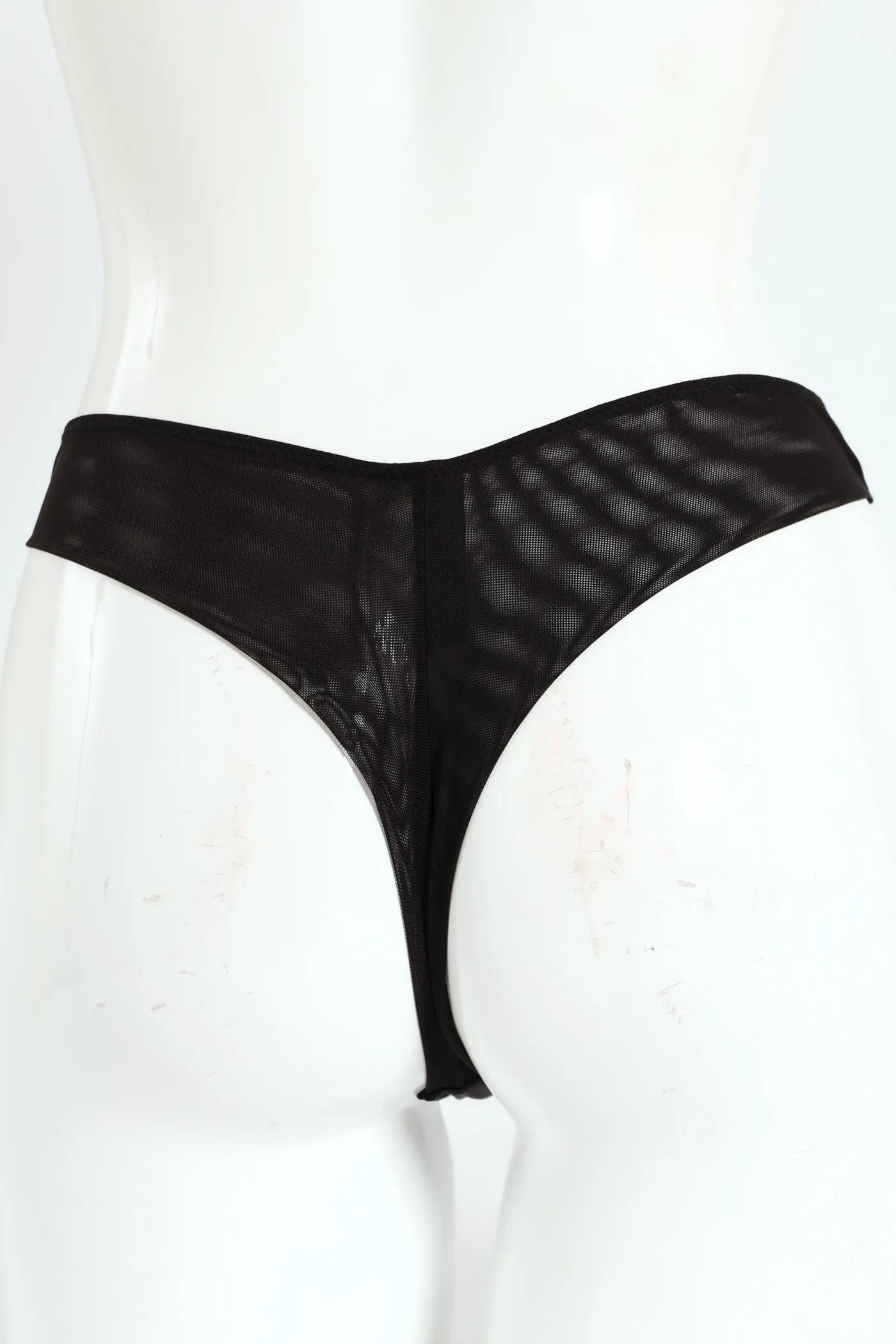 2 Pack Cloth & Embroidered Thong Panty - Red/Black sold by Edgars product image thumbnail 3