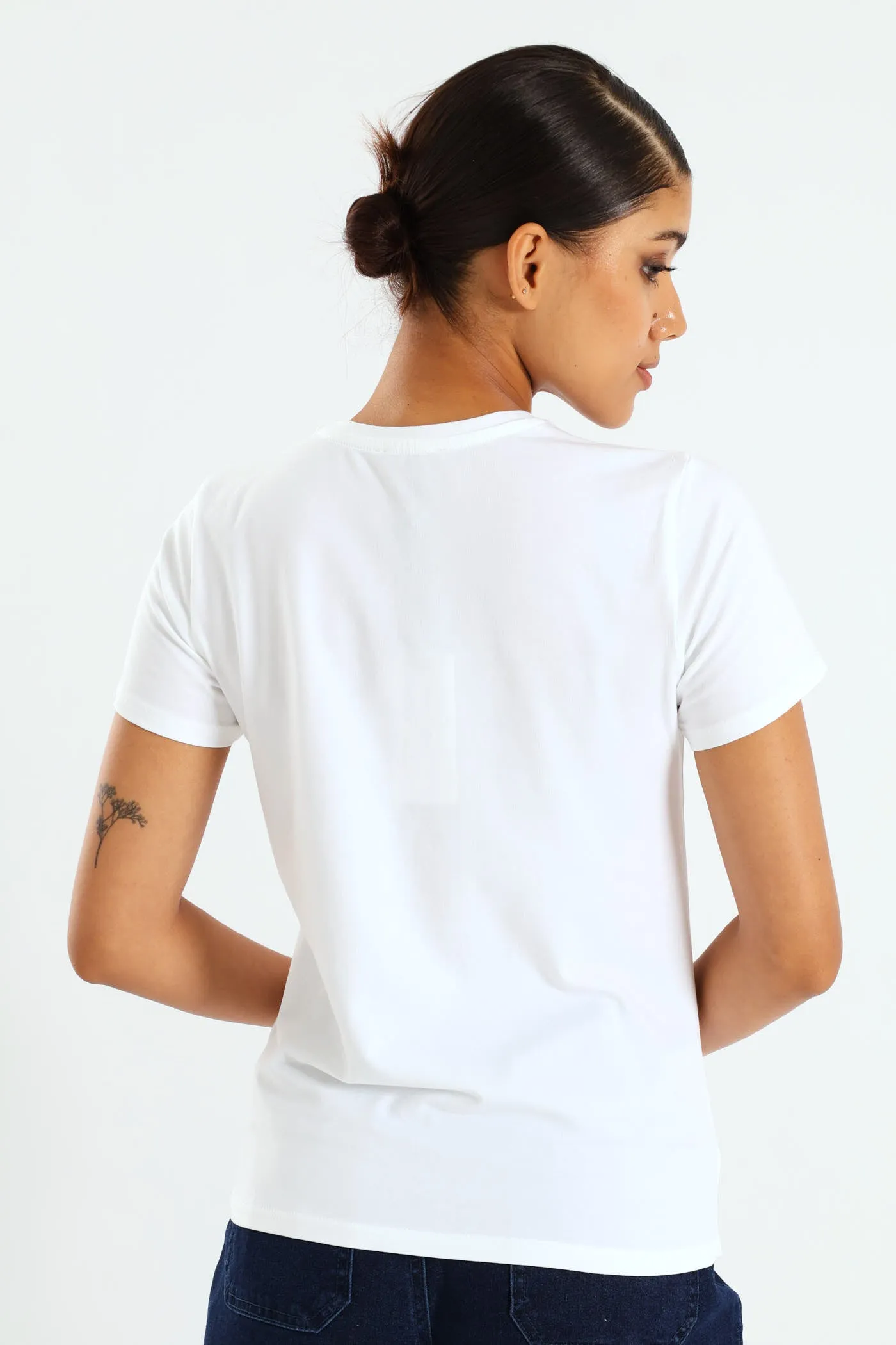 Regular Fit Bling Logo Top - White sold by Edgars product image thumbnail 3