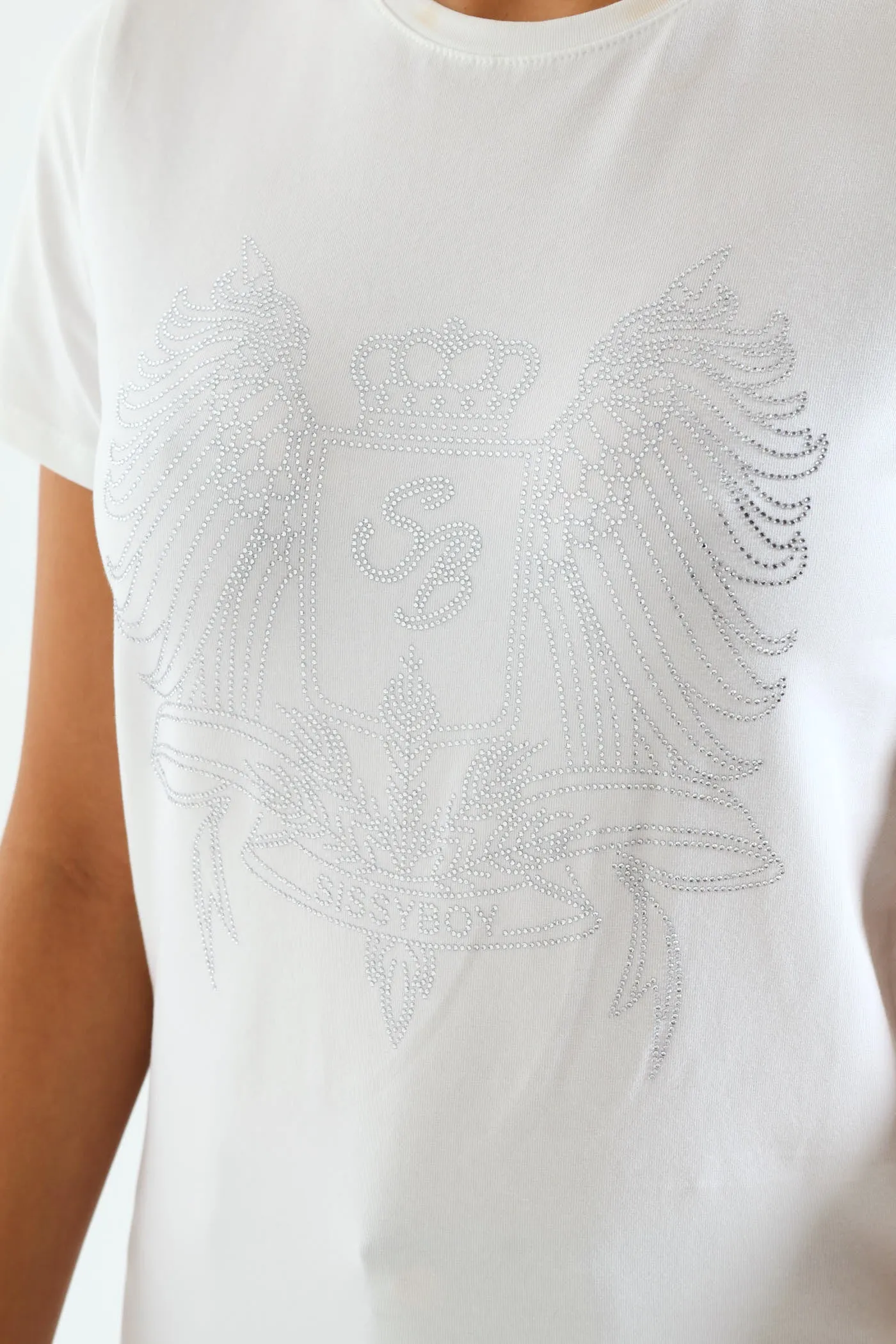 Regular Fit Bling Logo Top - White sold by Edgars product image thumbnail 4