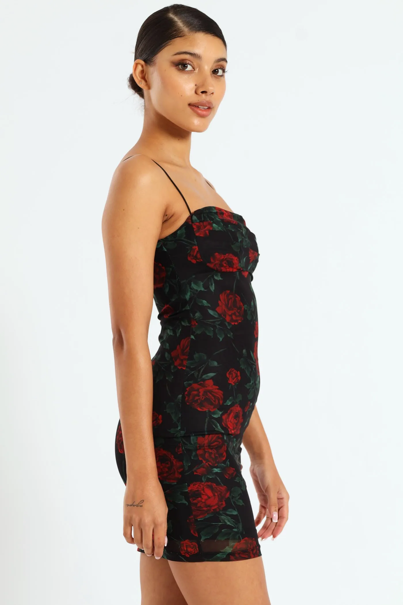 Mini Dress With Ruching And An Underbust Cutline - Black sold by Edgars product image thumbnail 2