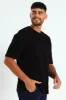 Pointelle Textured Tee - Black sold by Edgars