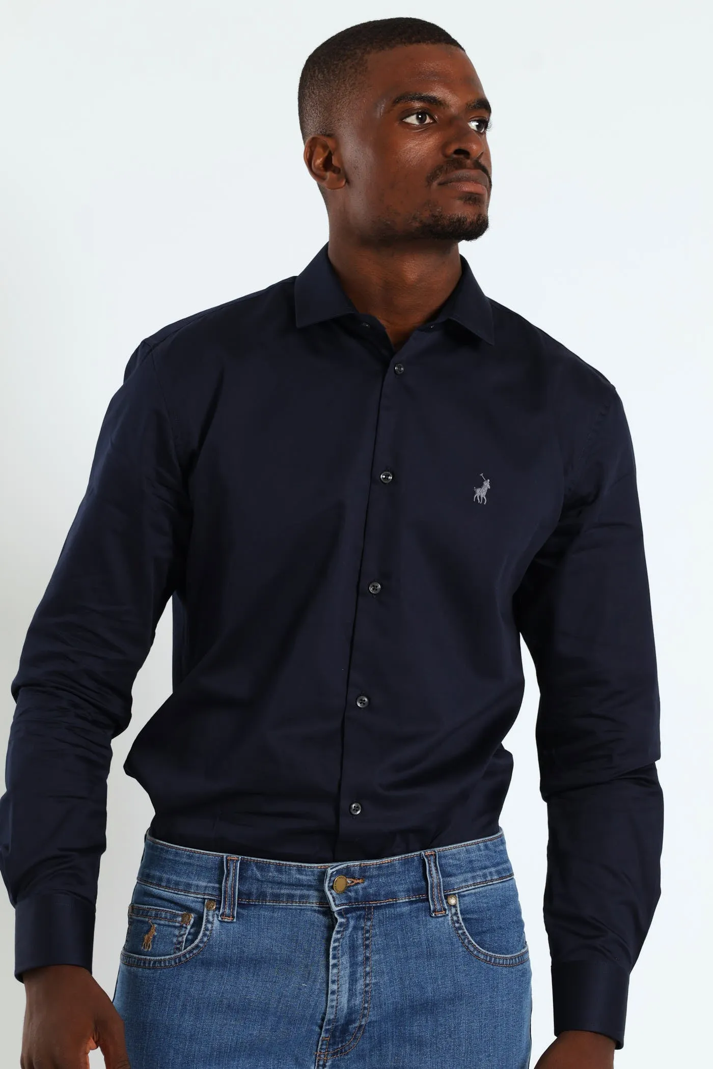 Greig Shirt - Navy sold by Edgars