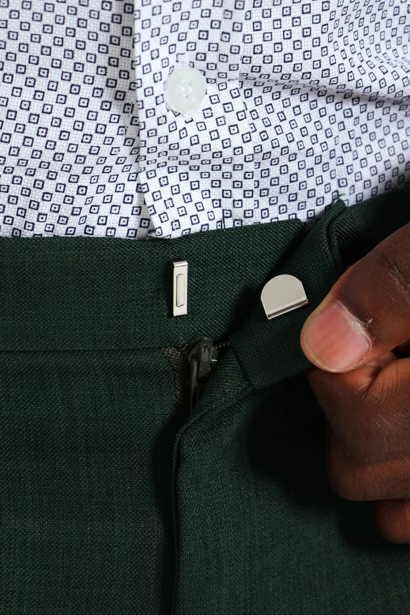Slim Fit Essential Suit Trouser - Green sold by Edgars product image thumbnail 5