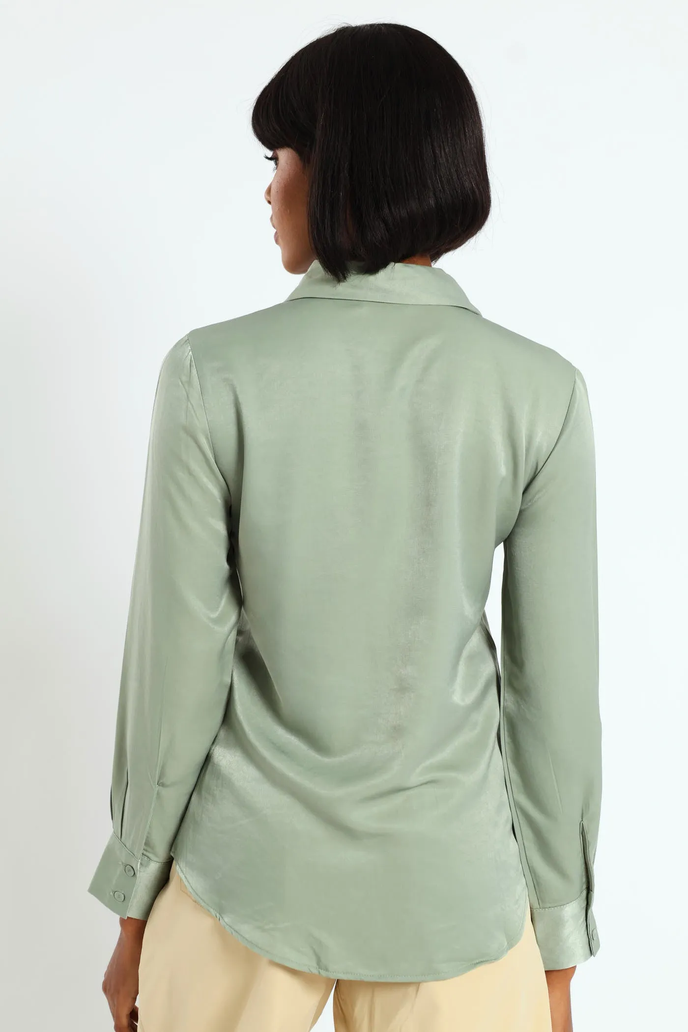 Tonal Jeweled Shirt - Olive sold by Edgars product image thumbnail 3