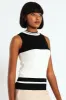Turtle Neck Tank - Black sold by Edgars