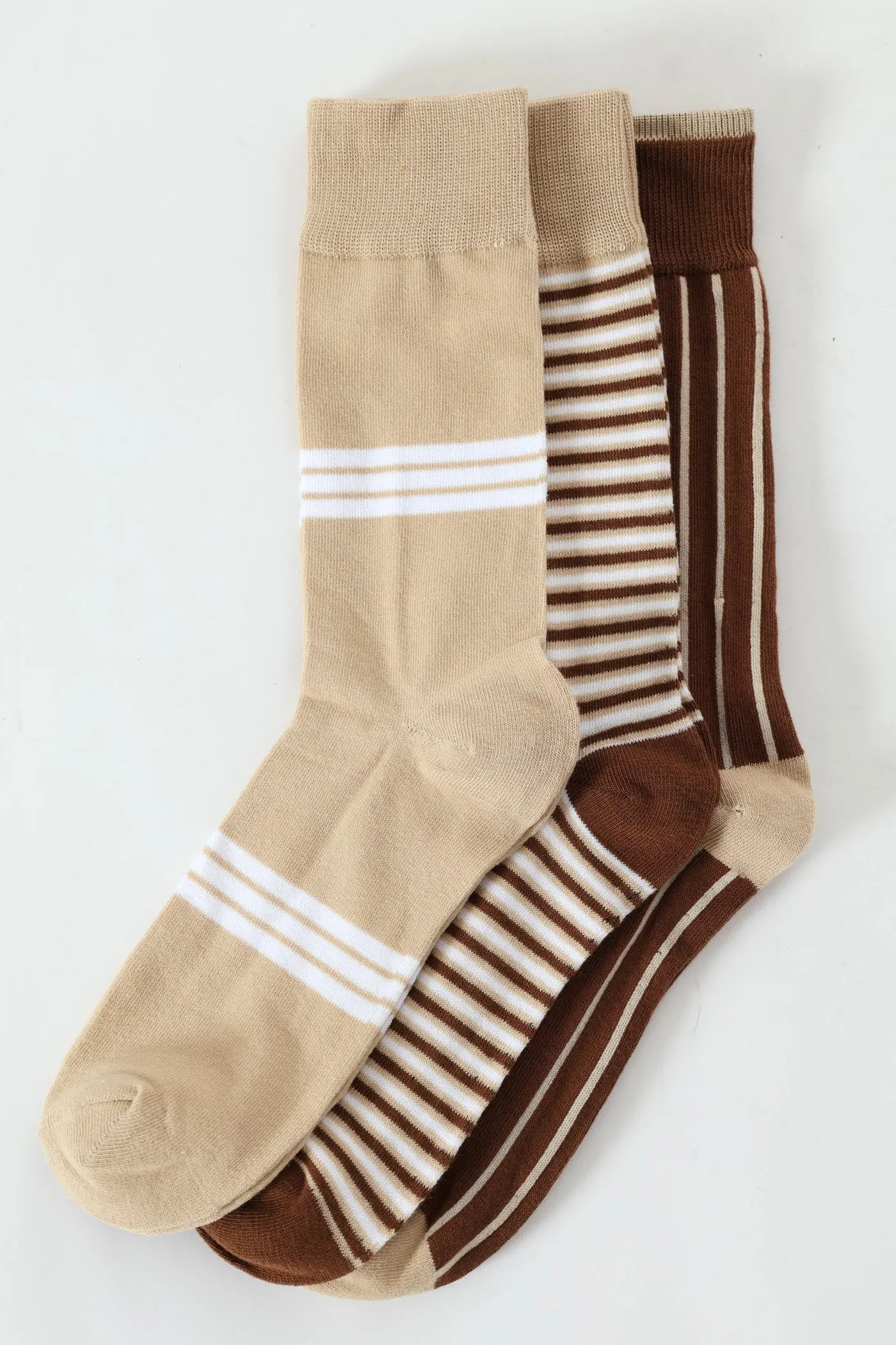 3 Pack Fashion Anklet Socks - Natural sold by Edgars