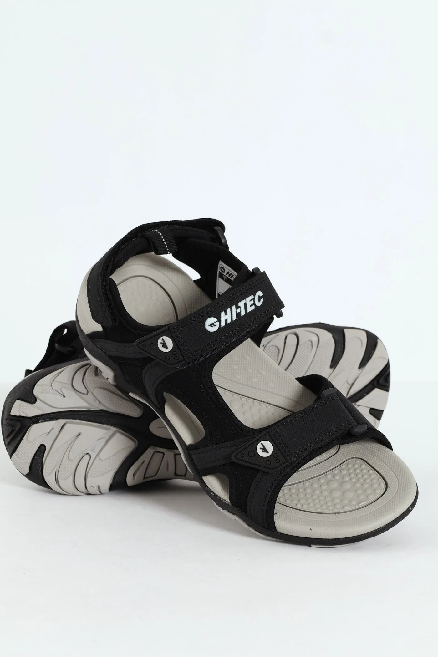 Crater Open Toe Adventure Sandal - Black/Grey sold by Edgars