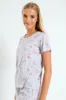 Artsy Hearts Knit Tee - Grey Melange sold by Edgars