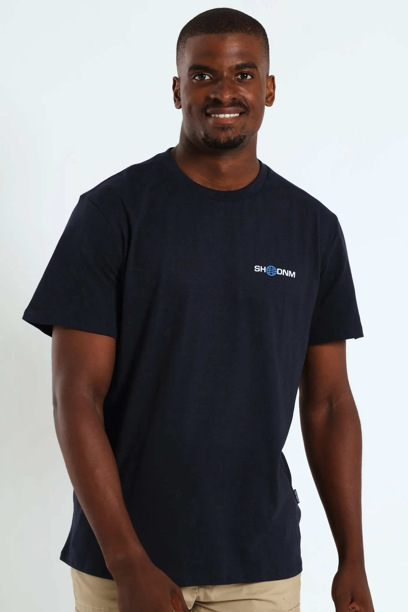 Speedstar Front & Back Print Tee - Navy sold by Edgars