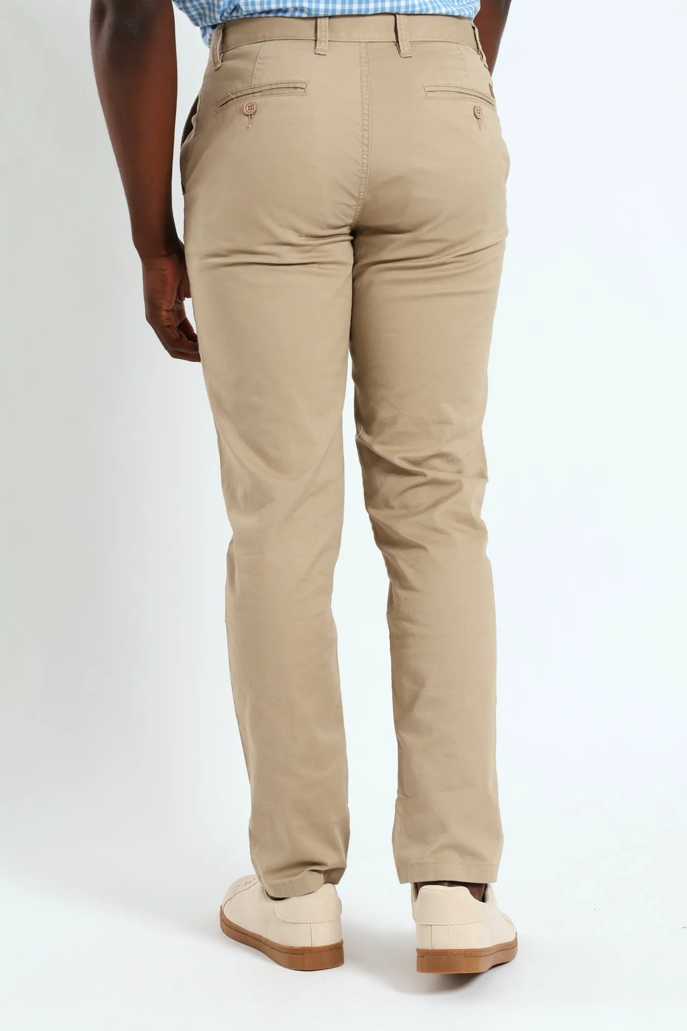 Basic Slim Stretch Chino - Stone sold by Edgars product image thumbnail 3