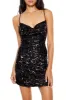 Sleeveless Bodycon Sequin Mini Dress - Black sold by Edgars