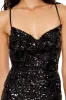 Sleeveless Bodycon Sequin Mini Dress - Black sold by Edgars