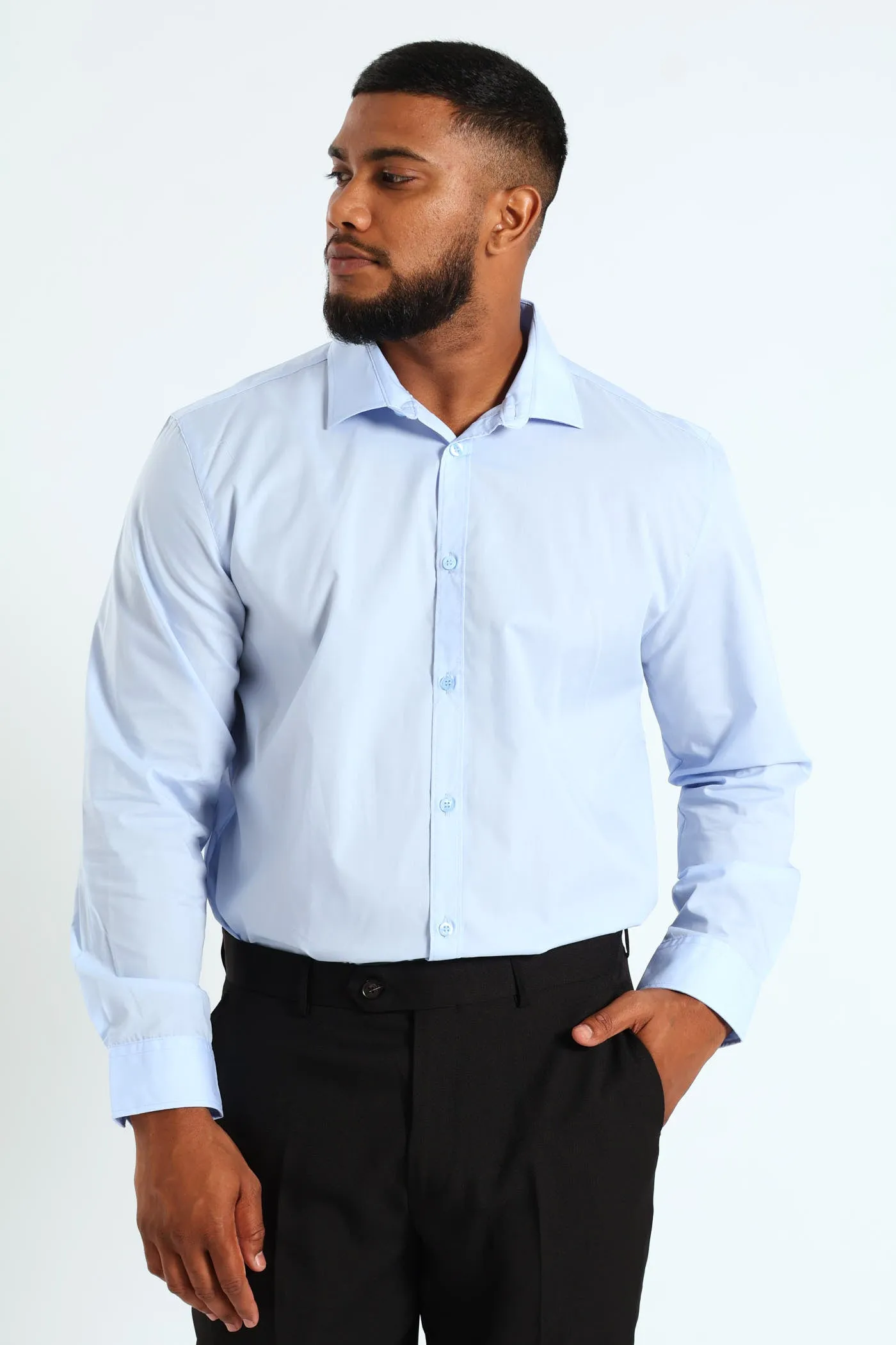 Easy Care Shirt - Light Blue sold by Edgars
