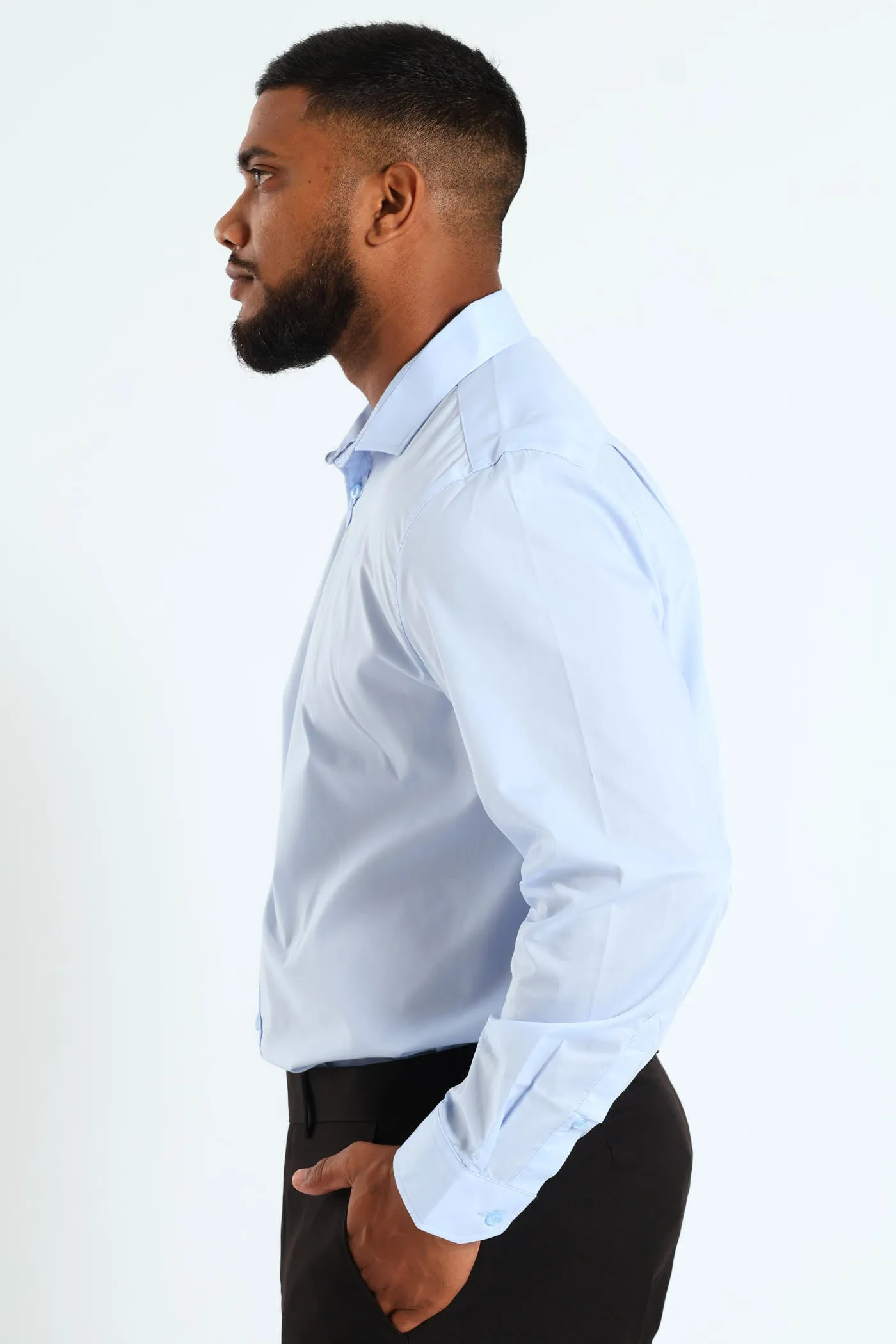Easy Care Shirt - Light Blue sold by Edgars product image thumbnail 3