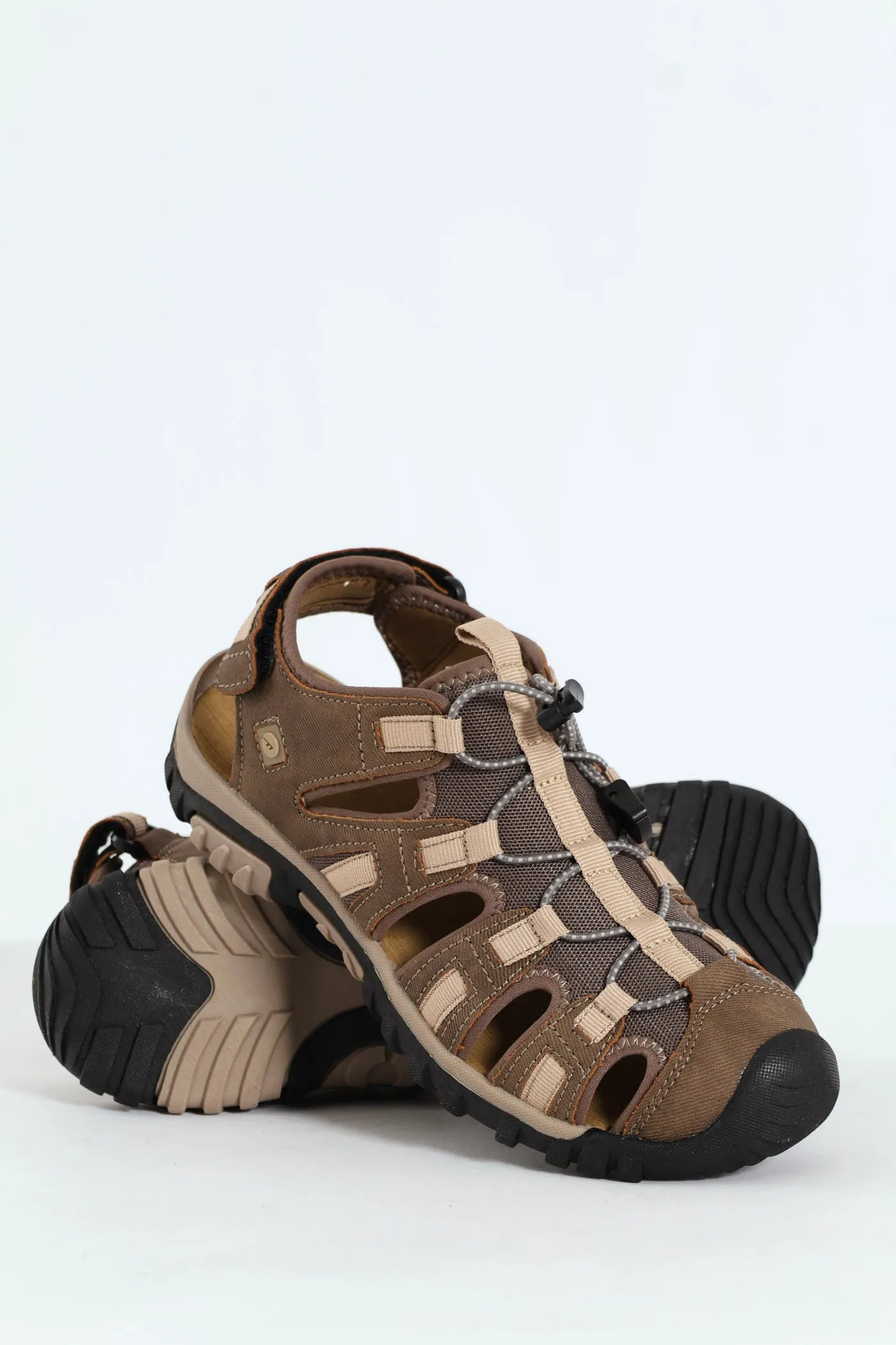 Cove Sport Closed Toe Adventure Sandal - Brown sold by Edgars