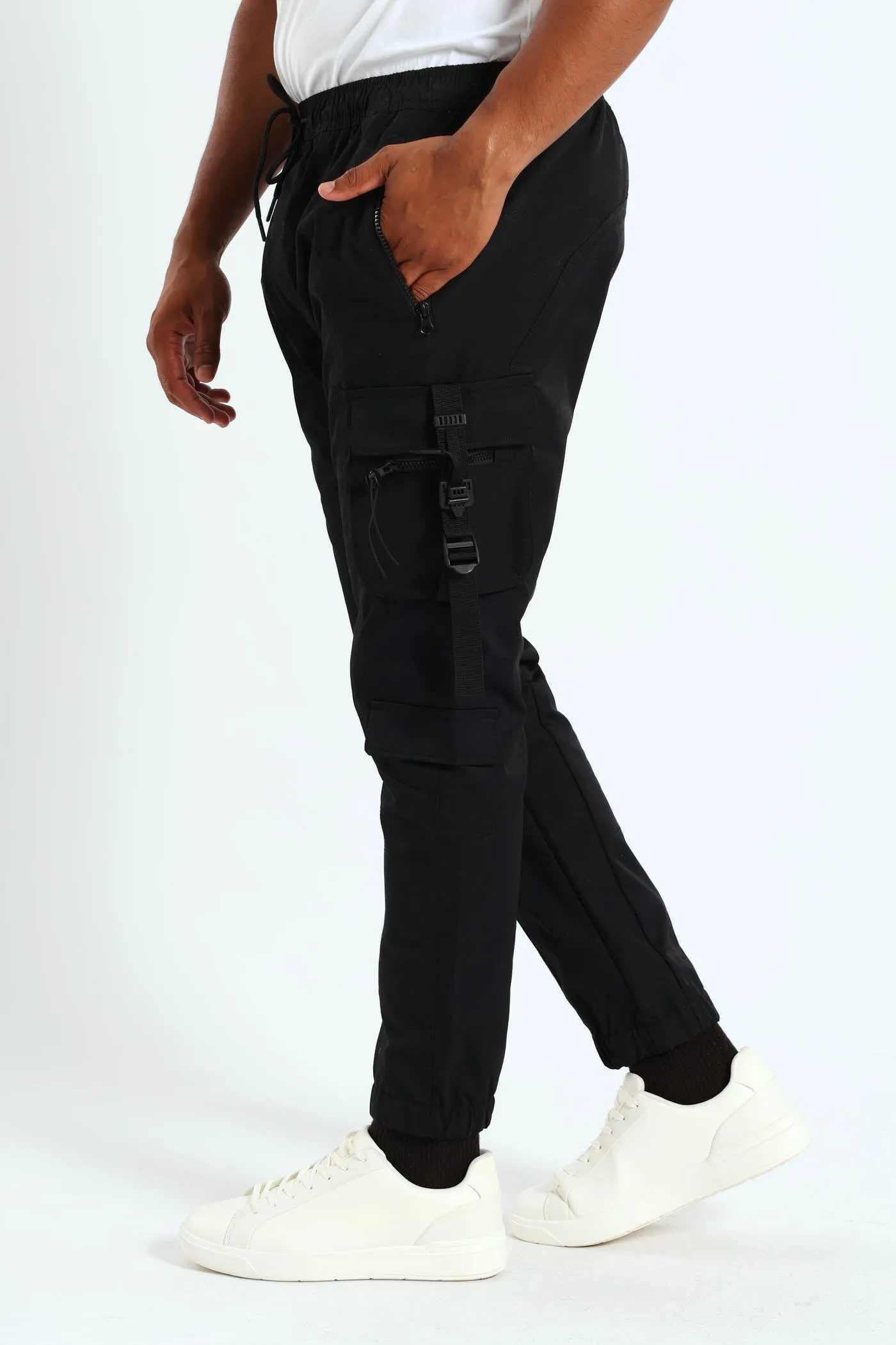 Strap Cargo Jogger - Black sold by Edgars product image thumbnail 2
