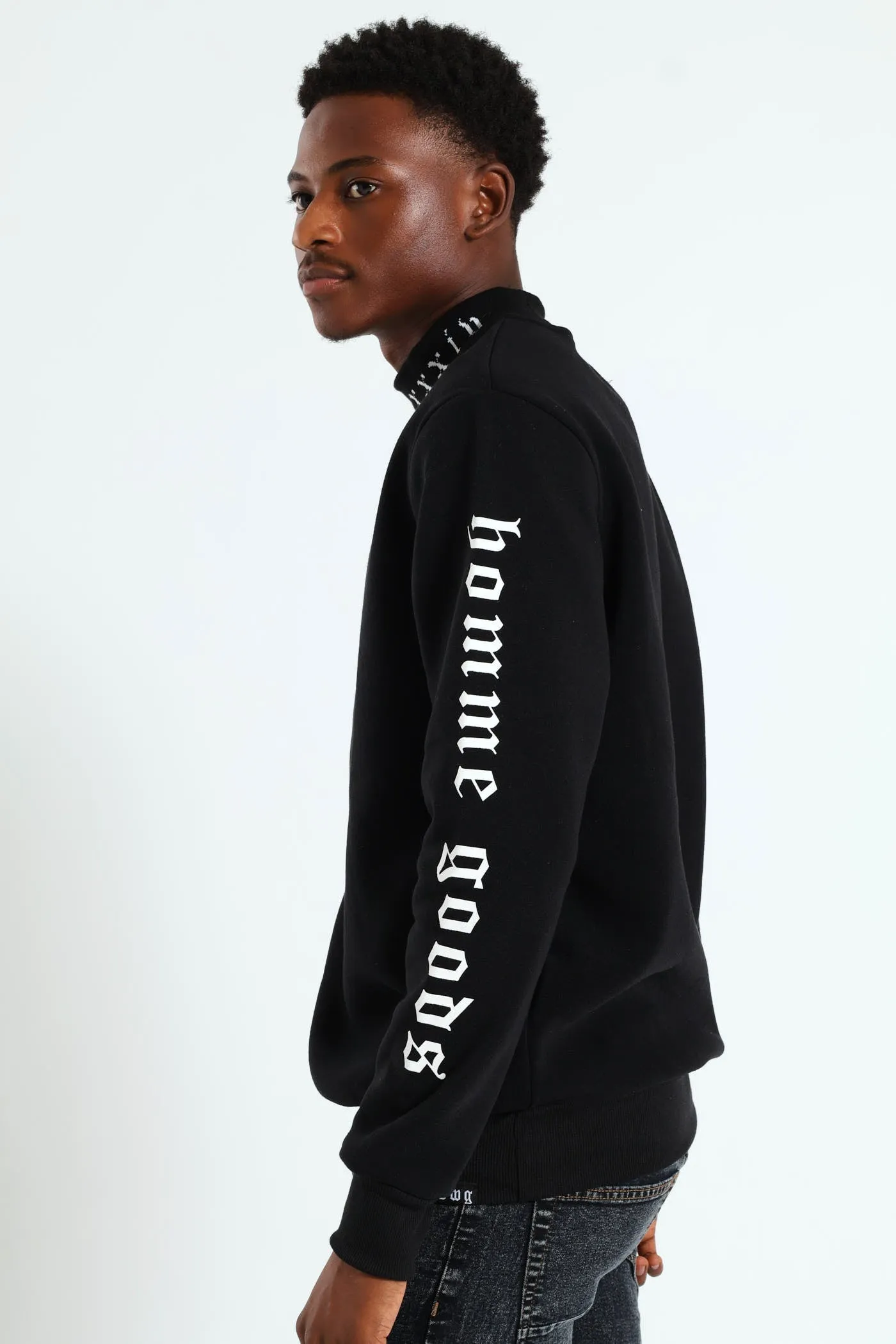 Jacquard Collar Pullover - Black sold by Edgars product image thumbnail 2