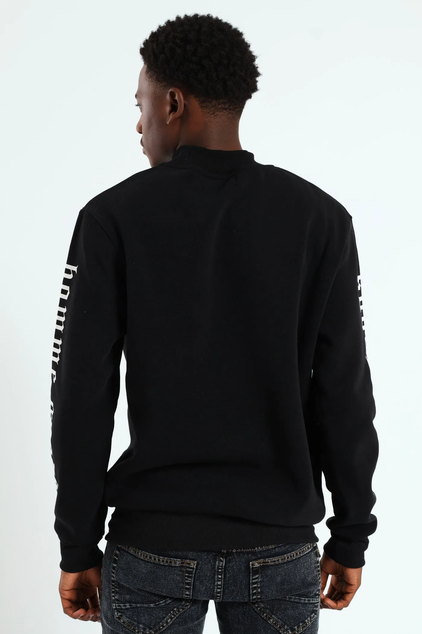 Jacquard Collar Pullover - Black sold by Edgars product image thumbnail 3