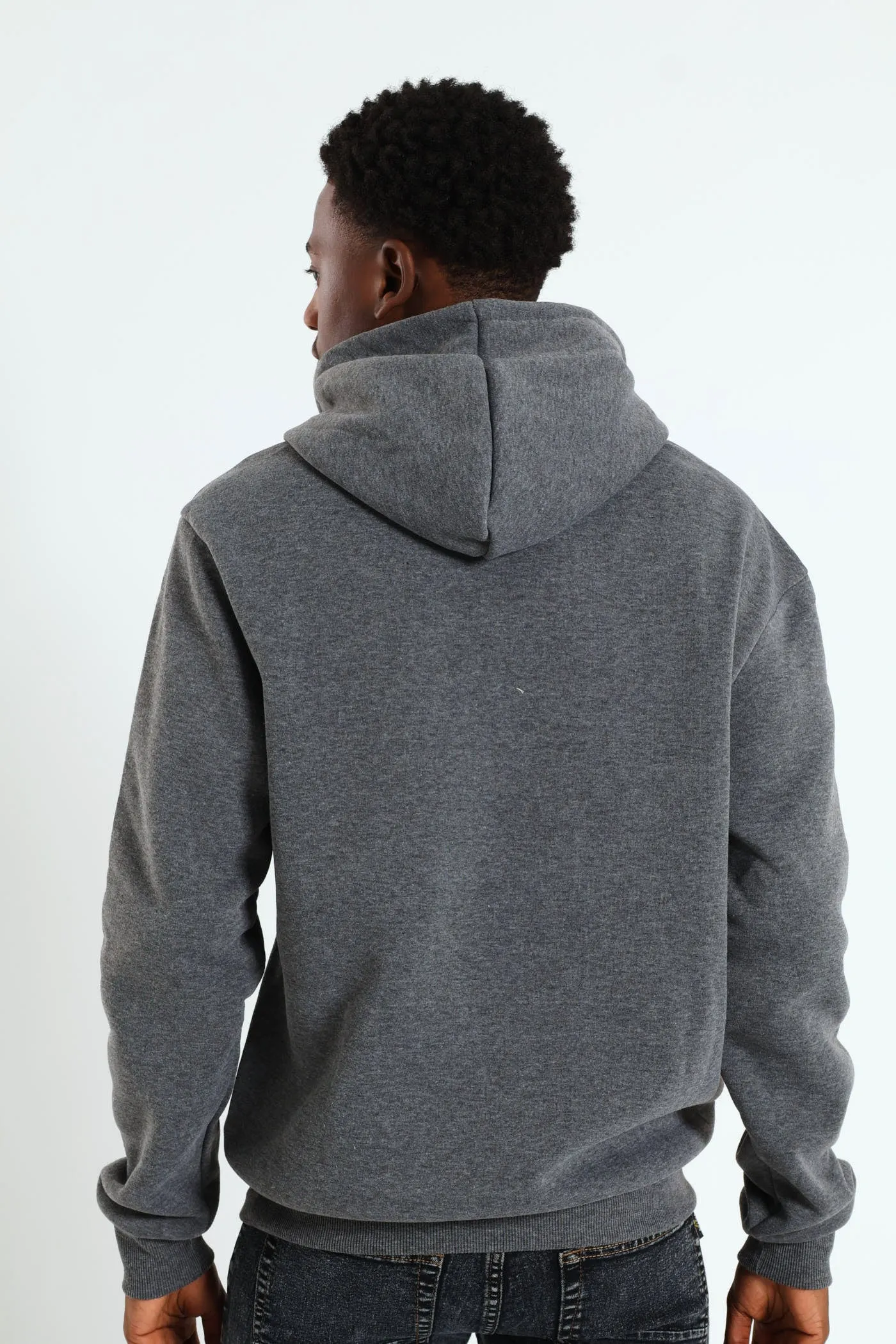 Basic Fleece Hoody - Charcoal sold by Edgars product image thumbnail 3