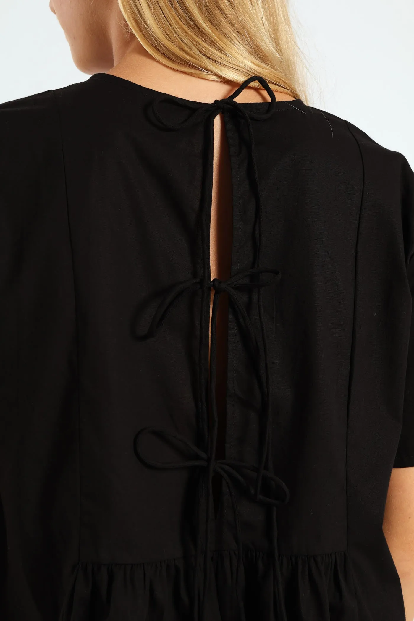 Back Tie Panel Dress - Black sold by Edgars product image thumbnail 2