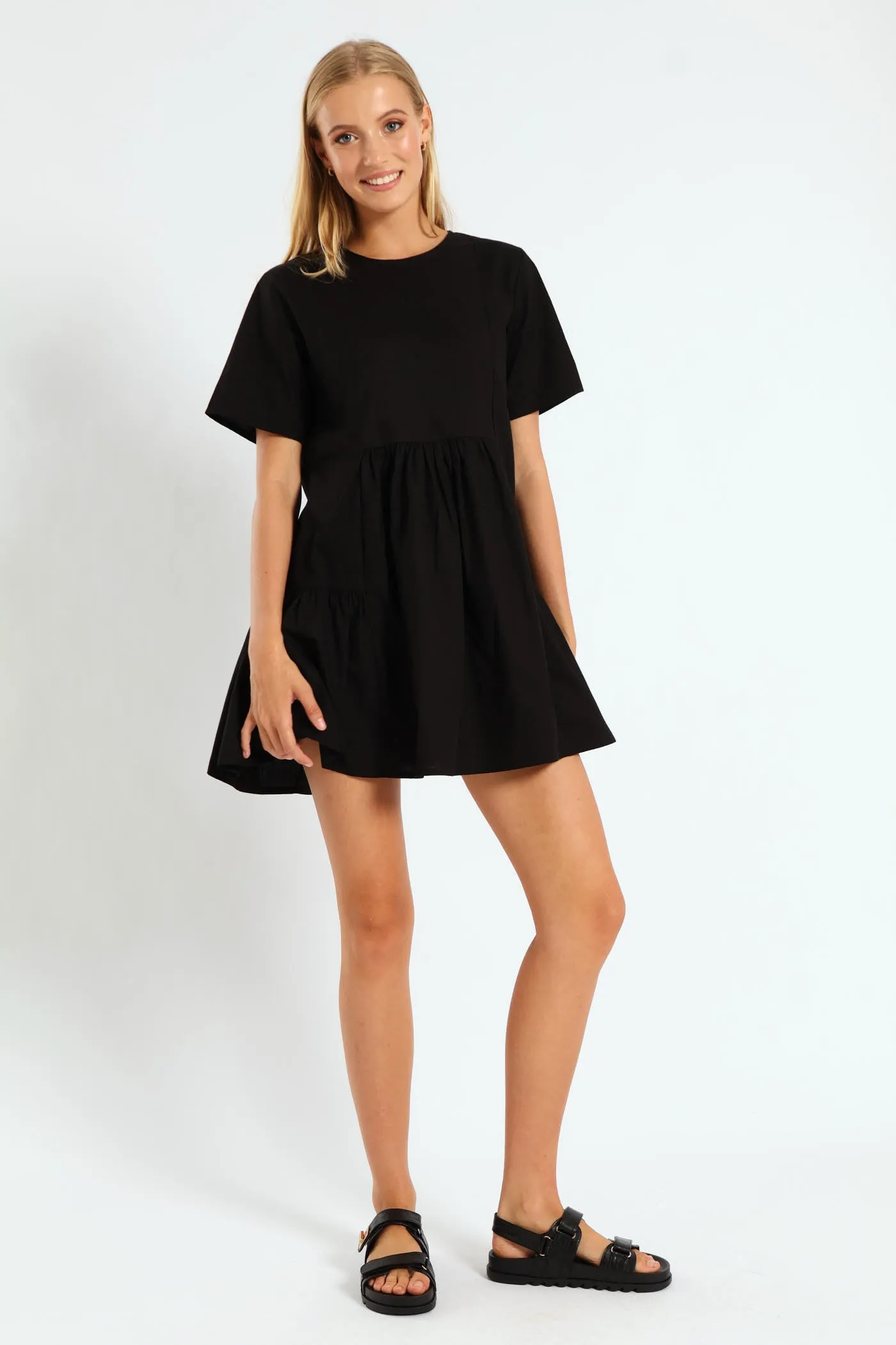 Back Tie Panel Dress - Black sold by Edgars product image thumbnail 5