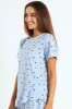 Spot Knit Sleep Tee - Light Blue sold by Edgars