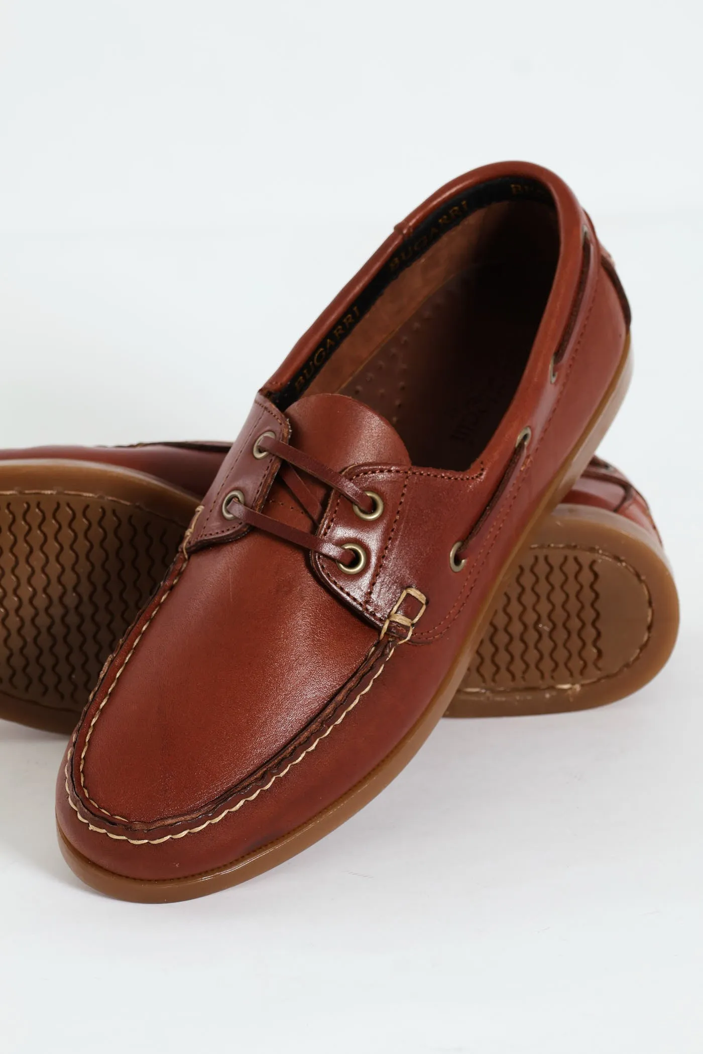 Leather Fashion Docksider - Brown sold by Edgars