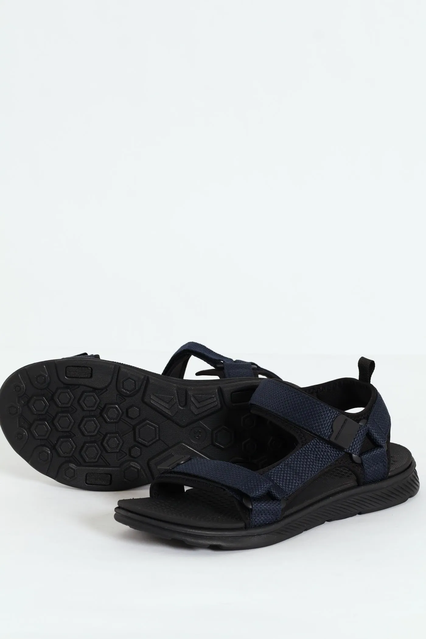 Strappy Sport Sandal - Navy sold by Edgars