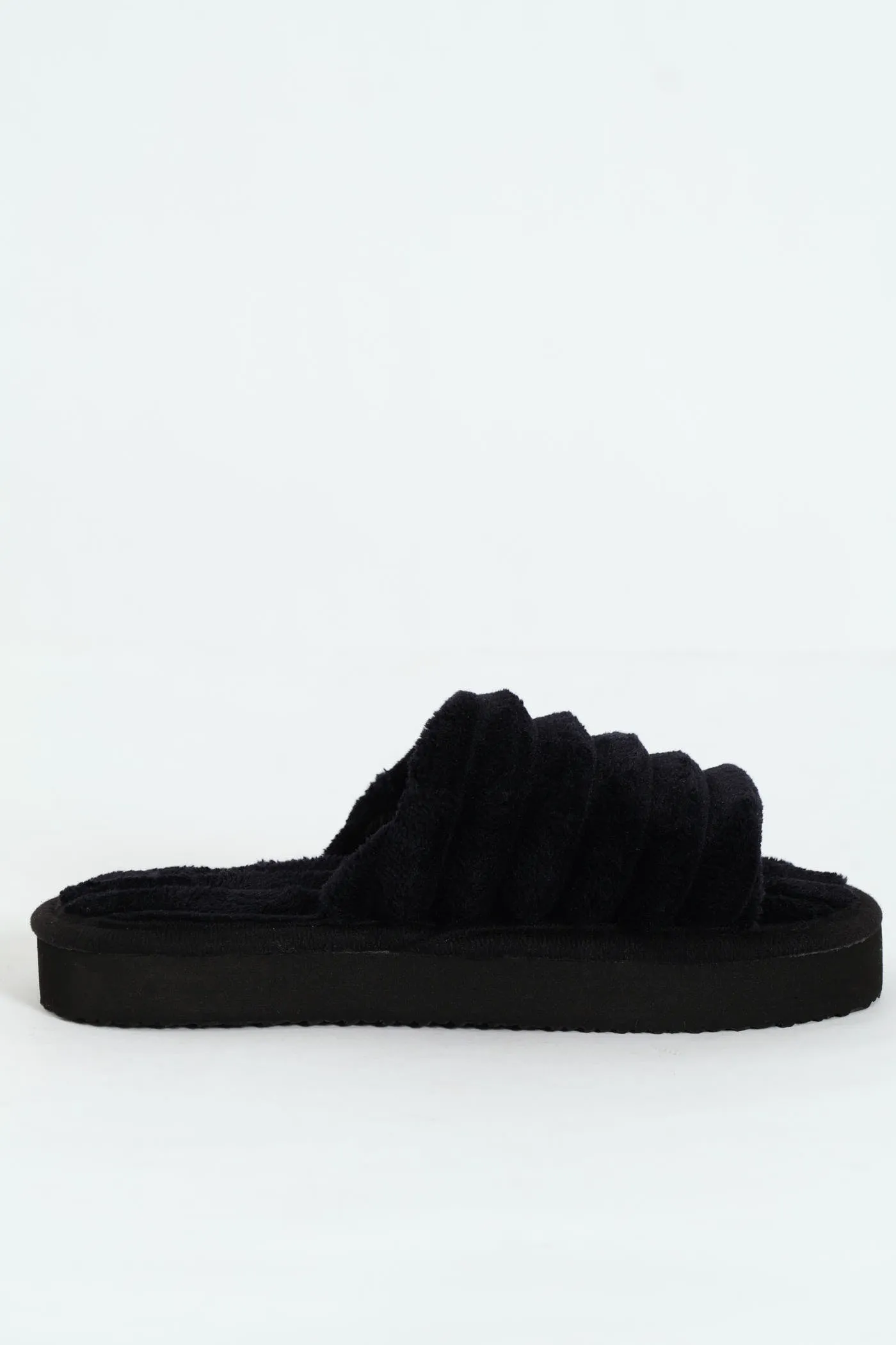 Eva Ribbed Single Band Mule Slipper - Black sold by Edgars product image thumbnail 3