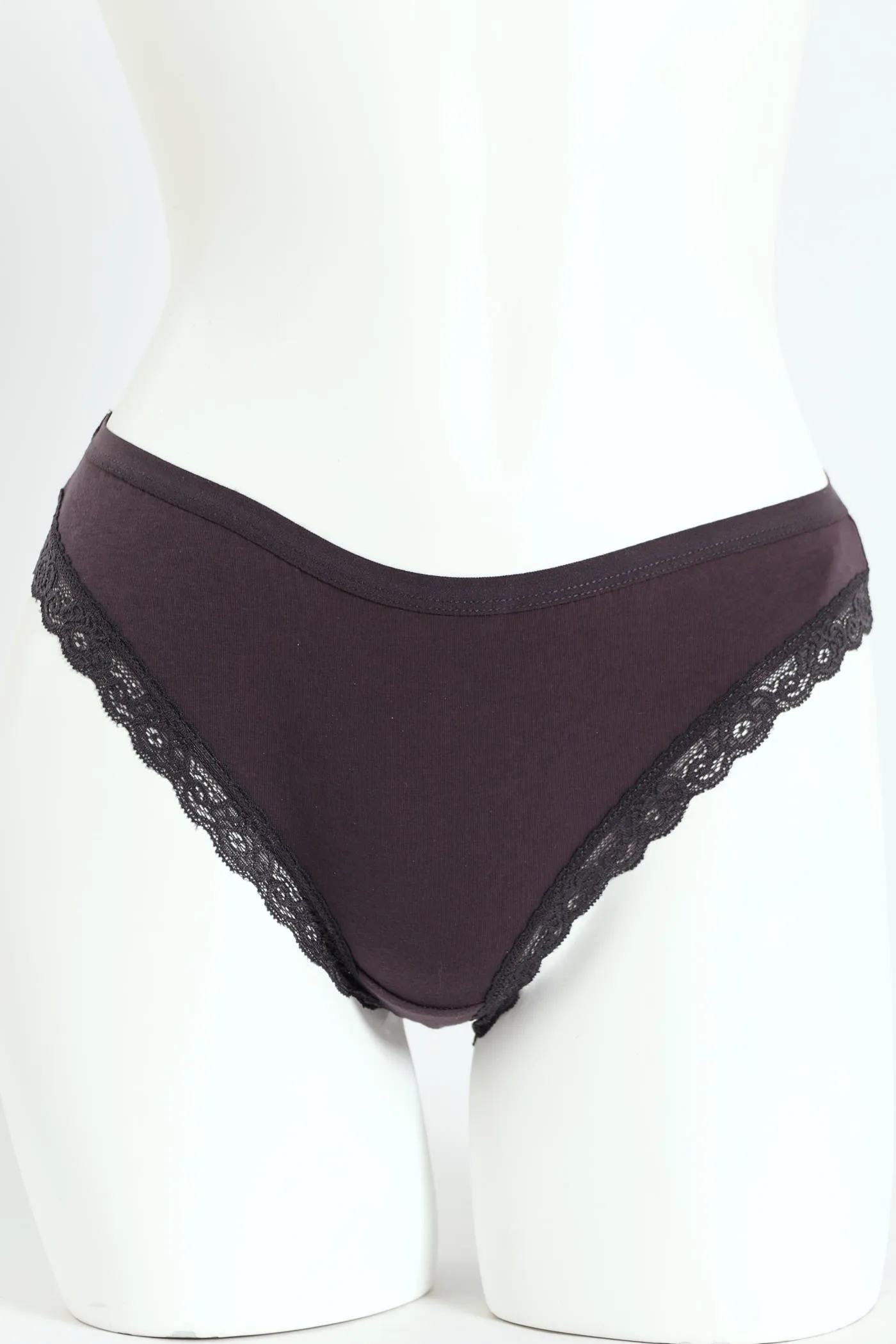 3 Pack Cotton Stretch Brazilian Panties - Nude/Grey Melange/Slate sold by Edgars