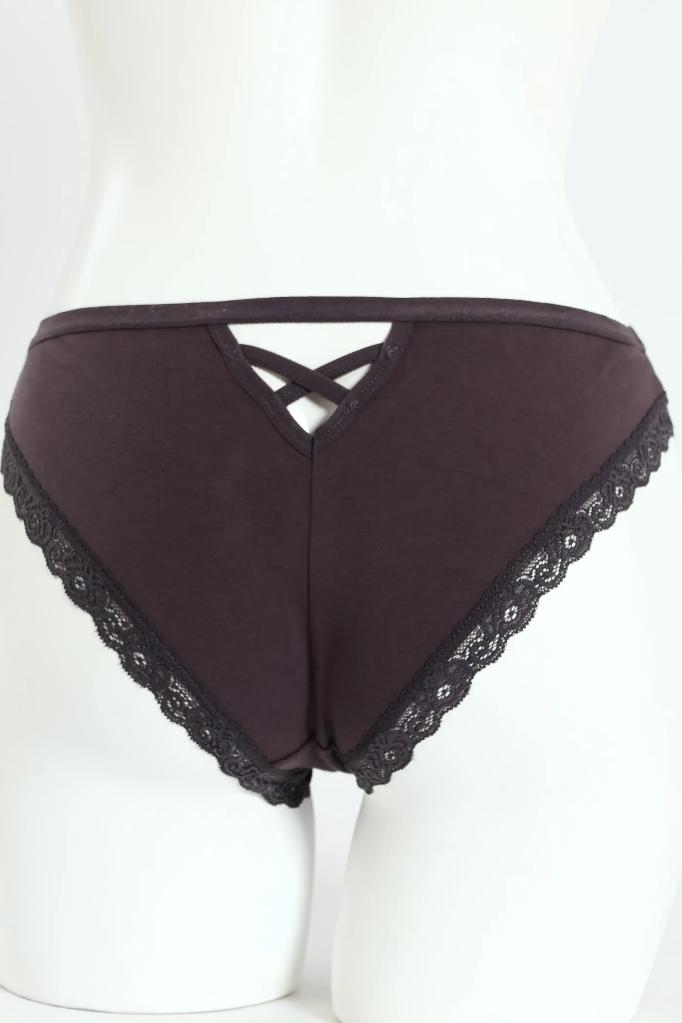 3 Pack Cotton Stretch Brazilian Panties - Nude/Grey Melange/Slate sold by Edgars product image thumbnail 2